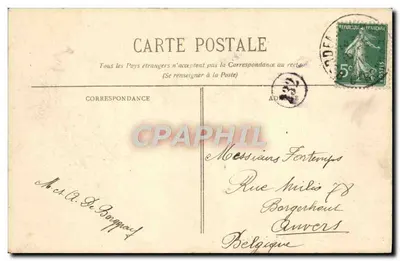 Bordeaux — Place de la Comédie — Ansicht mit Straßenbahn und Gebäuden — Verlag BR-1142 — Rückseite