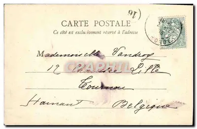 Bordeaux — Metaliczny most linii kolejowej — Zbudowany przez Eiffela — Rewers