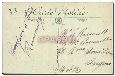 Bordeaux — Wielka Aleja w Ogrodzie Publicznym — LL. — Selecta — Rewers