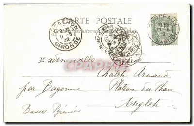 Bordeaux — Pałac Sądowy — wydane przez gazetę 'La Réclame' Bordeaux, nr 75 — Rewers
