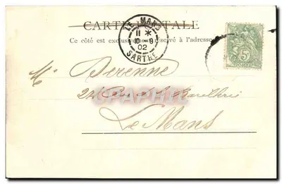 Widok Esplanade des Quinconces — Bordeaux — R.&J. D. 10483 Jge — Rewers