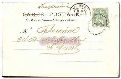 Bordeaux. Plac i aleje Tourny — V.P. Nr 376 — wydawca nieznany — Rewers