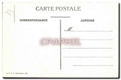 Bordeaux — Pomnik Girondyn — A.P. 9, C. Intendance Bx. — Rewers
