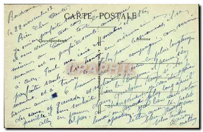 Bordeaux — Place de la Comédie, widok z Allées de Tourny — wydawca Devachter, nr 46 — Rewers