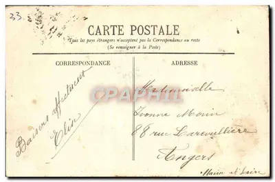 Bordeaux — Hotel Douane — Marcel Delbouy, fototypia, Bordeaux, nr 97 — Rewers