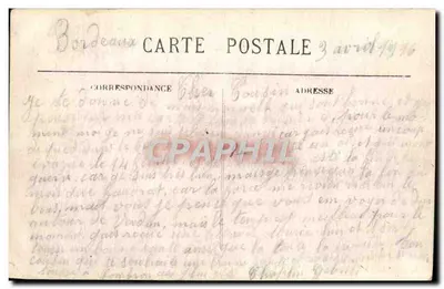 Bordeaux — Un Rincón de la Bahía — BR - 61 — Reverso