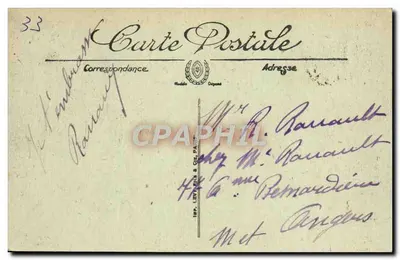 Bordeaux — Widok na Ratusz — LL. — Sélecta — Rewers