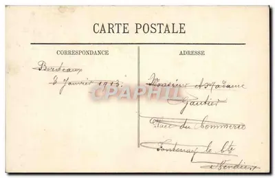 Bordeaux — La Tour Saint-Michel — LL — Verso