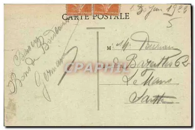 Bordeaux - Algemene uitzicht op de kade — Marcel Delboy, fototypie, Bordeaux, n°49 — Achterkant
