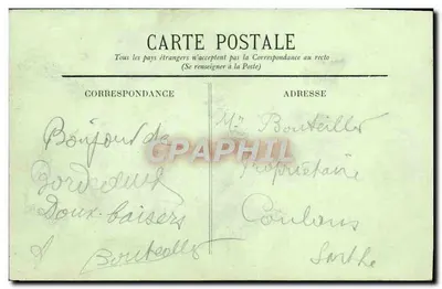 Bordeaux — Chiesa di Santa Croce — Gorce, editore, Parigi — Verso