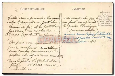 Bordeaux - Il Ponte di Pietra e la Chiesa di San Michele - LL - Bastute Sélecta — Verso