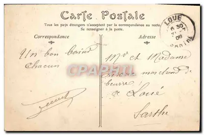 Bordeaux — Plac Komedii — Wydawca P. D. 100 — Rewers