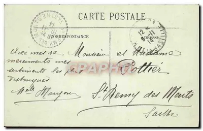 Amiens — Gare — Wydawnictwo Prudhomme, n°56 — Rewers