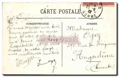 Amiens — Katedra i Rynek nad Wodą — LL. n° 162 — Rewers