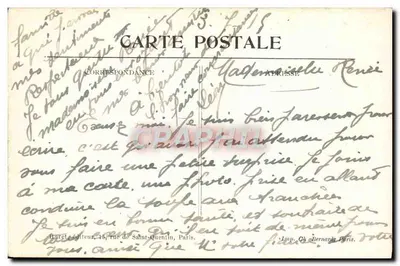 Capilla de la Virgen en Bouchoir (Somme) — destrucción causada por obuses — Visita a París No 196. — Reverso