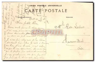Amiens — Pałac Sądowy — L. C. n° 377 — Rewers