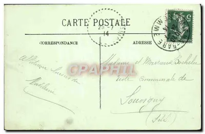 Amiens — Ogólny widok — LL. — Wydawnictwo 'A la Civette' — Rewers