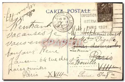 Le Crotoy — Tre graziose streghe — C.J. Dubliquy — Verso