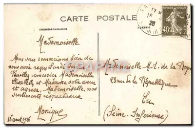 Gamaches (Somme) — Kerk — Edit. Legrand-Grancourt — Achterkant