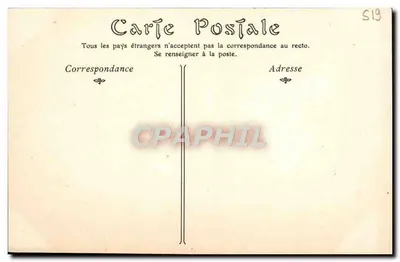 Amiens — Zachodni portal Katedry Świętego Germain — Herbout, papetier, 19, Rue de Noyon — Rewers
