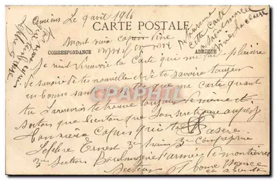 Amiens — Hotel de Ville — Wydanie C. N. nr 69 — Rewers