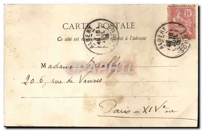 Albert (Somme) — O Monumento — editor O. Ridel — Verso