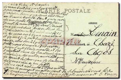 Amiens (Somme) — Katedra chroniona przed bombardującami — R. P. n° 500 — Rewers