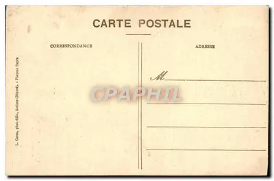 Statua św. Firmina — Katedra w Amiens — L. Caron, plot-4dit, Amiens (Dép.084) — Rewers