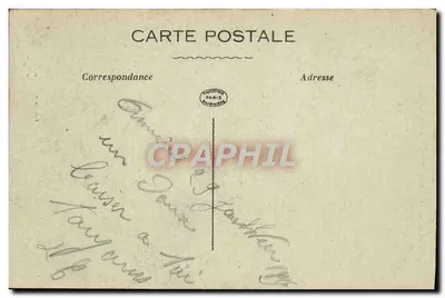 Bombardowanie AMIENS — Obok katedry — La Peintre, n°2126 — Rewers