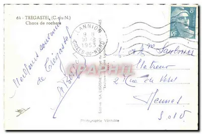 La Cigogne — Chaos di rocce — Edizione Véritable — Verso