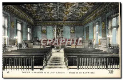 Rouen — Interior da Corte de Assises — IND.ROL. n°49