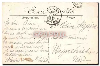 Menton — Widok z granicy włoskiej — LL. — Rewers