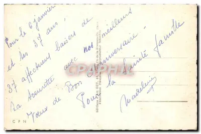 Widok na zasnieżone góry — Wydawca GUY, n° 88 — Rewers