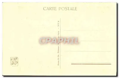 Retrato florido — Mme L. Abbéma — Editora Braun & Cie, Paris, n° 7677 A — Verso