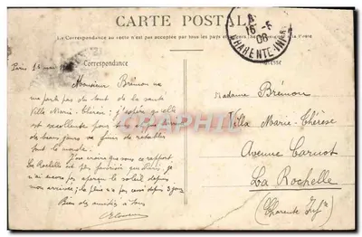 Paryż — Le Trocadéro — P. Marmonne, Paryż — Rewers