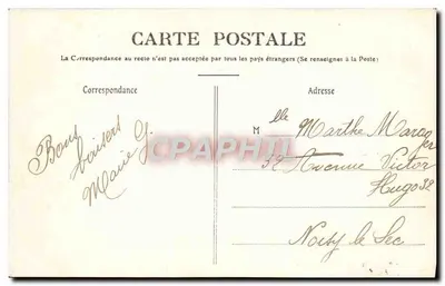 BOIS DE BOULOGNE — La Cascade — Editor: Delamuse, París, n° 227 — Reverso