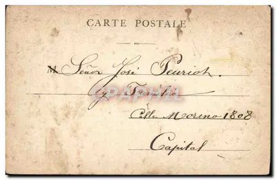 Paris — Le Parc Monceau — éditeur CENTAVOS, n° 21 — Verso