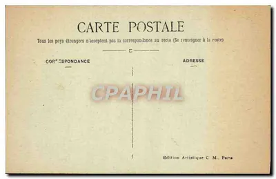 Paryż (4e arrt) — Katedra Notre-Dame — C.M. n°240 — Rewers