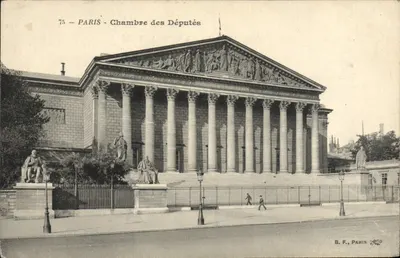 Paris - Câmara dos Deputados — B. F., Paris, n°75