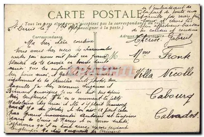 Saint-Denis — La Cathédrale — Imprimé sur la carte, n° 14568 — Achterkant