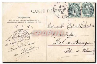 Parigi — vista panoramica — C. L. C. PARIS, n° 16 — Verso