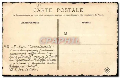 Velho Paris — Saint-Étienne-du-Mont — Rue de la Montagne-Sainte-Geneviève — Maggi — Verso