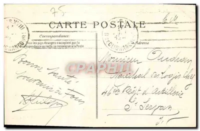 Parijs — Boulevard Magenta — Graphphil, n° 4203 — Achterkant