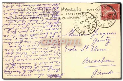 Paryż — Katedra Notre-Dame, Chiméra — ND Fot. n°1259 — Rewers