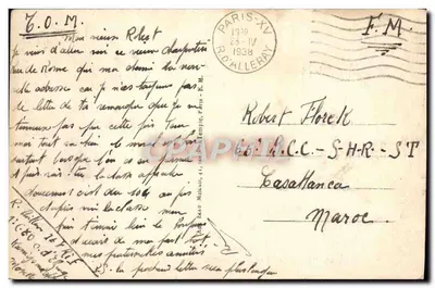 PARIS — Plac Republiki — Hôtel Moderne E.M. — Rewers
