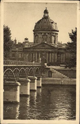 O Panteão — vista do ponte de Sully — Éditions d'Art YVON, Paris