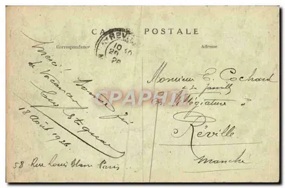Paryż — Plac Anvers i Święty Zbawiciel w Montmartre — A. P. nr 384 — Rewers