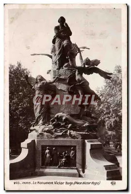 Paris - O Monumento a Victor Hugo (Praça Victor Hugo) — editor ROSE, n° 203