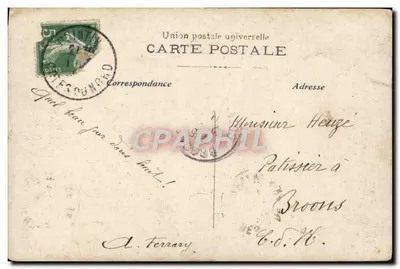 Paris - O Monumento a Victor Hugo (Praça Victor Hugo) — editor ROSE, n° 203 — Verso
