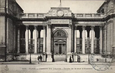 PARIS — Câmara dos Deputados — Entrada da cour d'Honneur — E.L.D. n°996